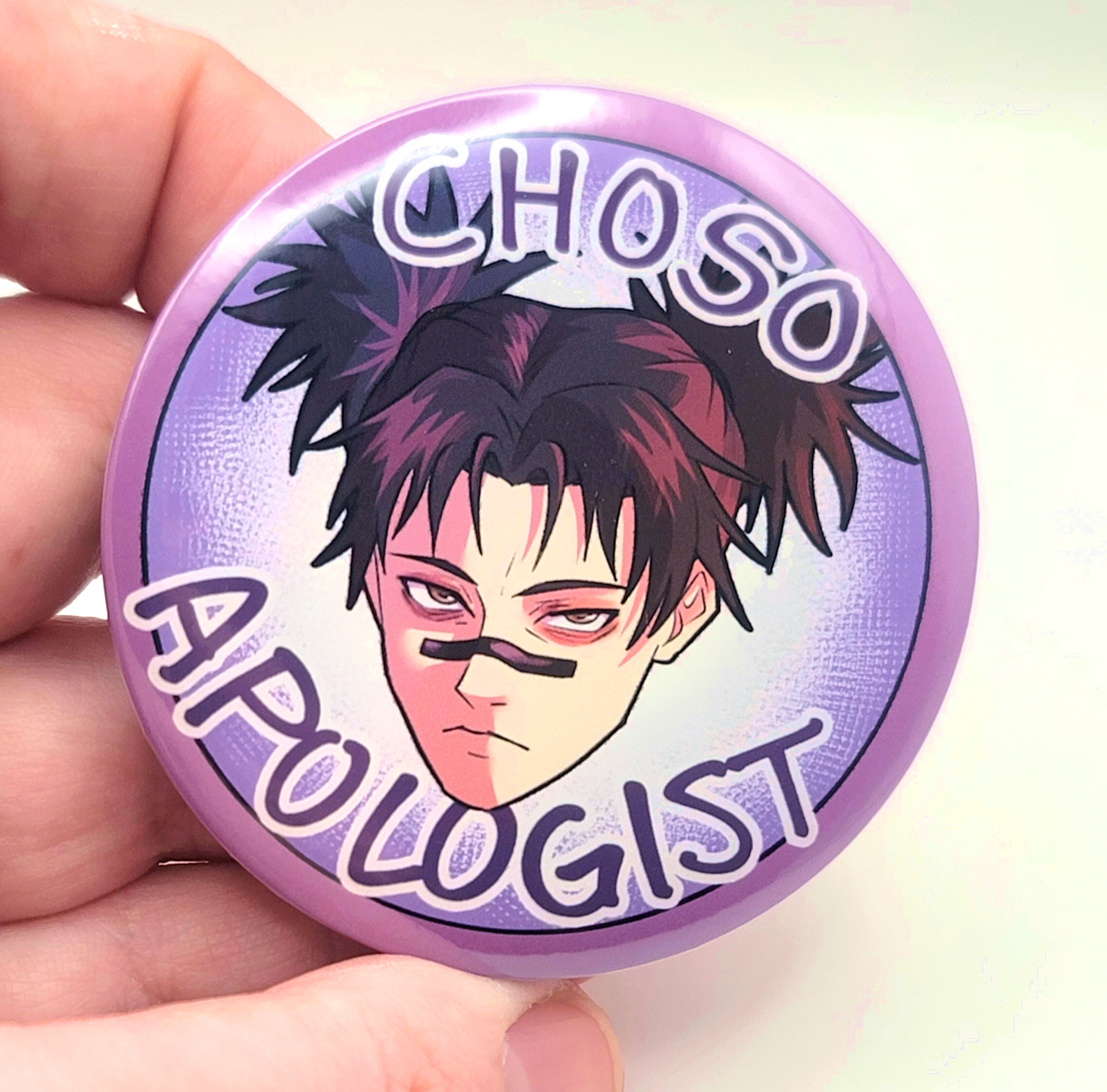 JJK Bad Guy Apologist Button jujutsu Kaisen