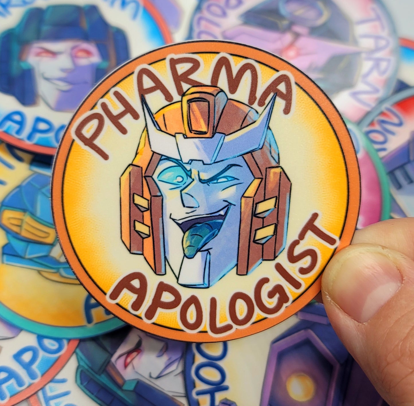 Bad Bot Apologist Transformers Stickers