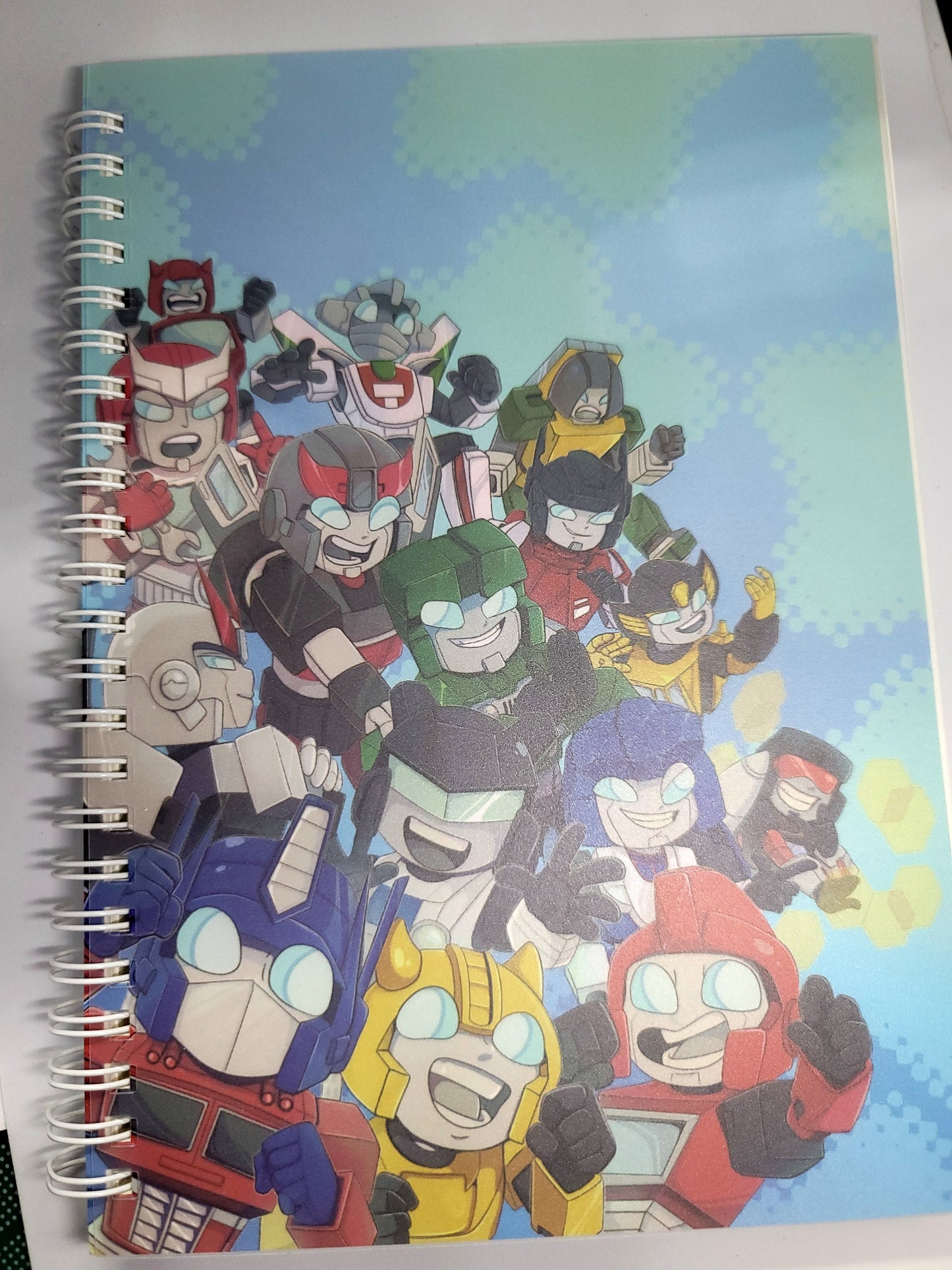 Autobot Decepticons Transformers Robot G1 Spiral Notebooks