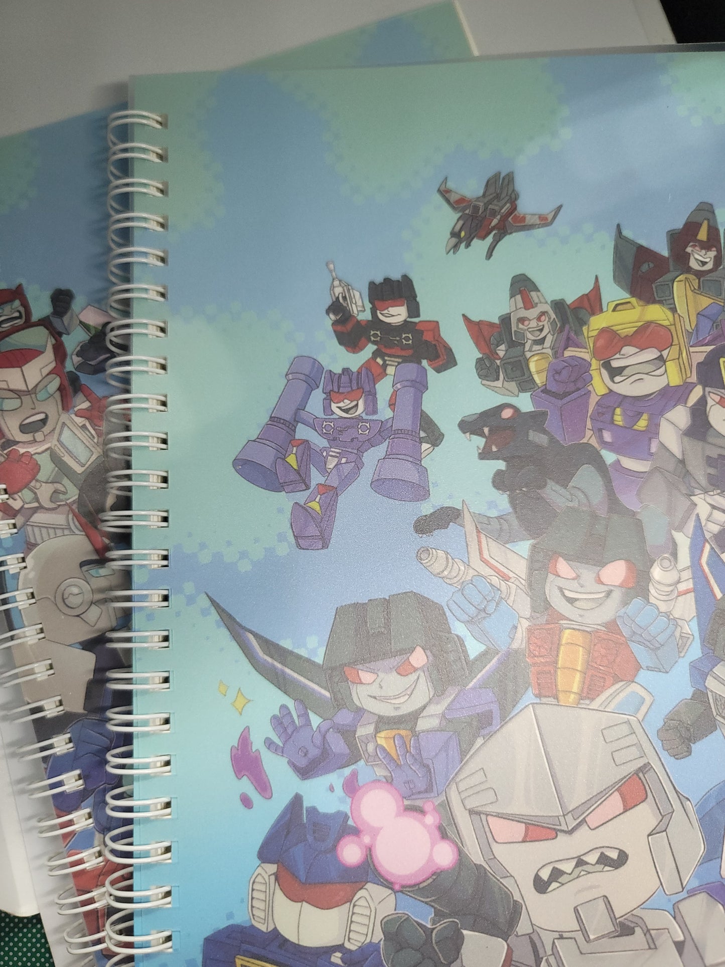Autobot Decepticons Transformers Robot G1 Spiral Notebooks