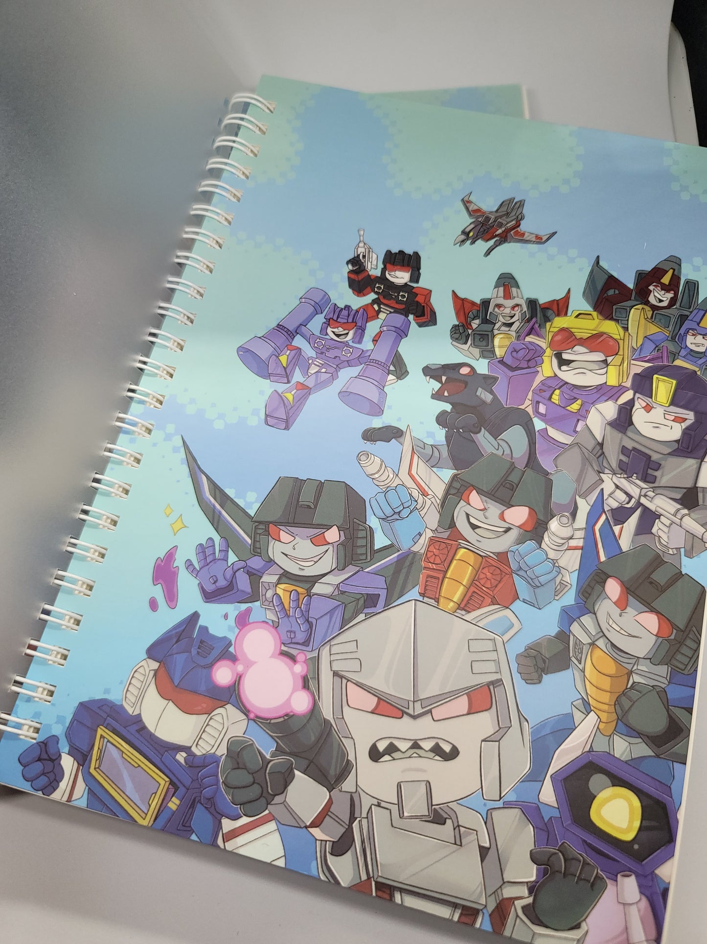 Autobot Decepticons Transformers Robot G1 Spiral Notebooks