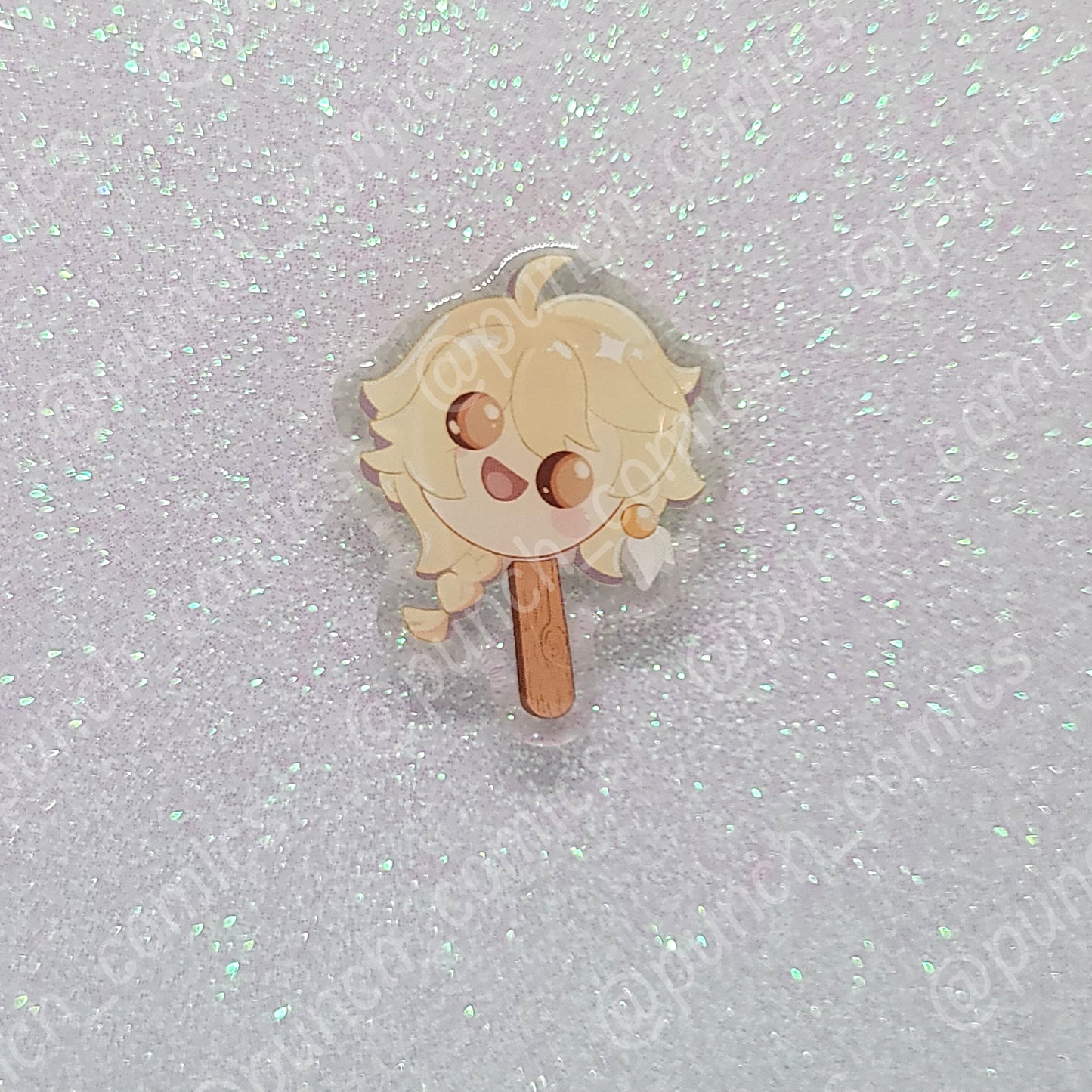 Main cast and Friends Genshin Popsicle Pins