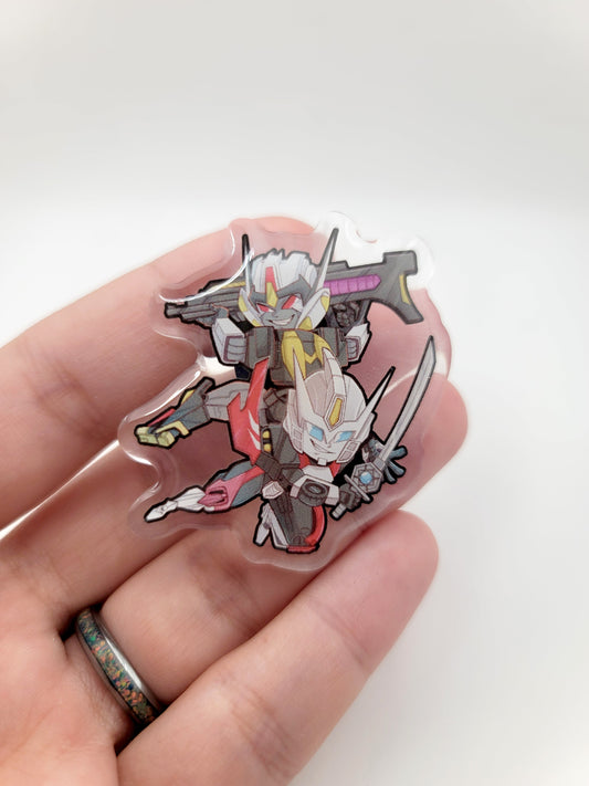 Drift/Deadlock Acrylic Pin