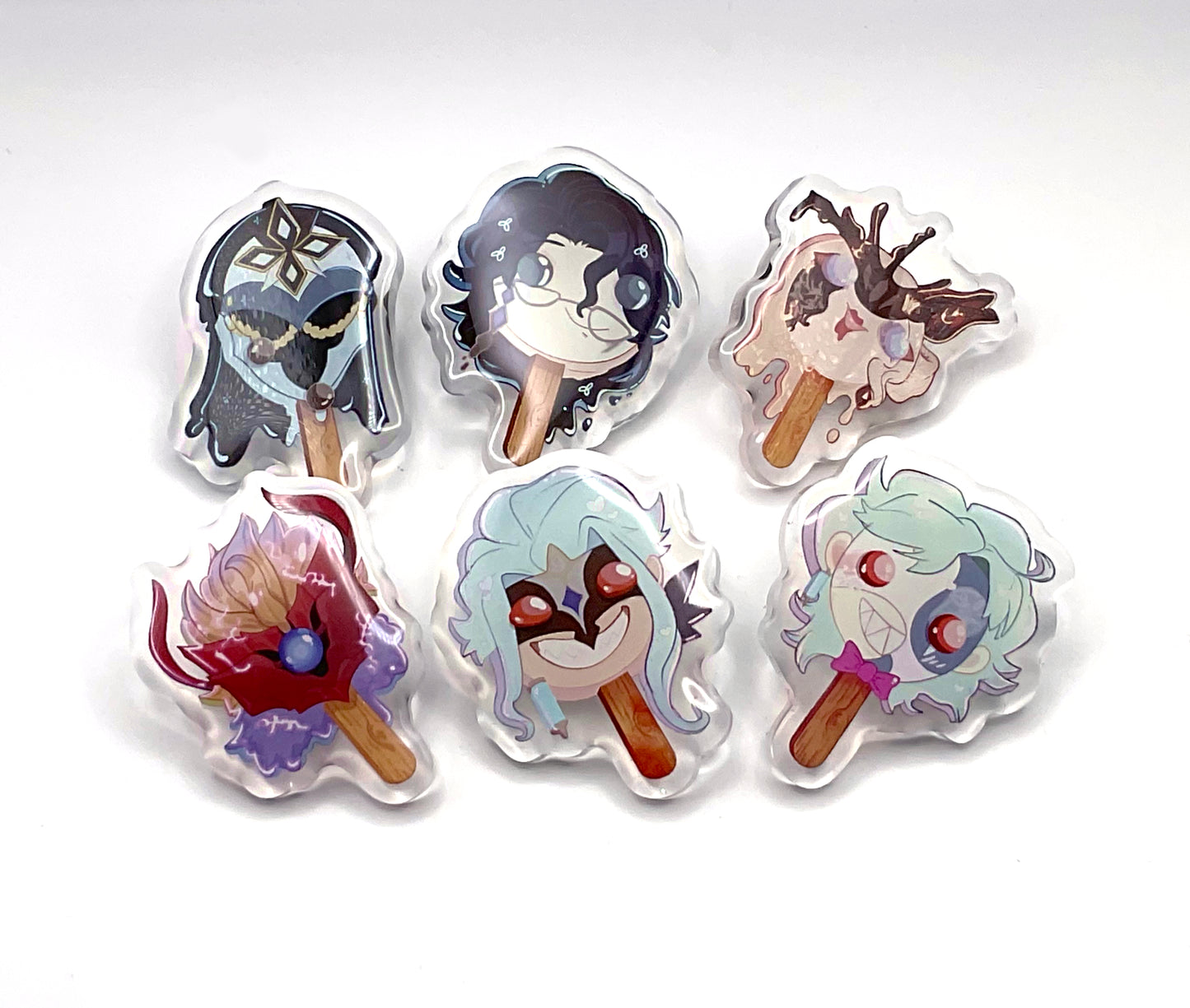 Fatui Collection :: Genshin Impact Popsicle Pins