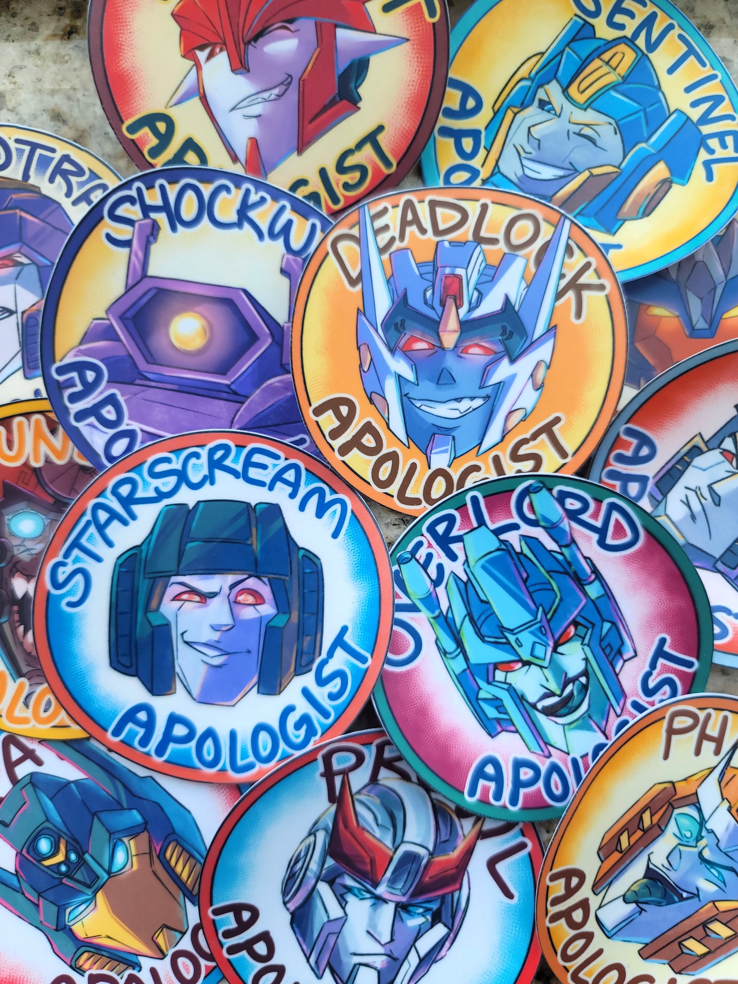 Bad Bot Apologist Transformers Stickers