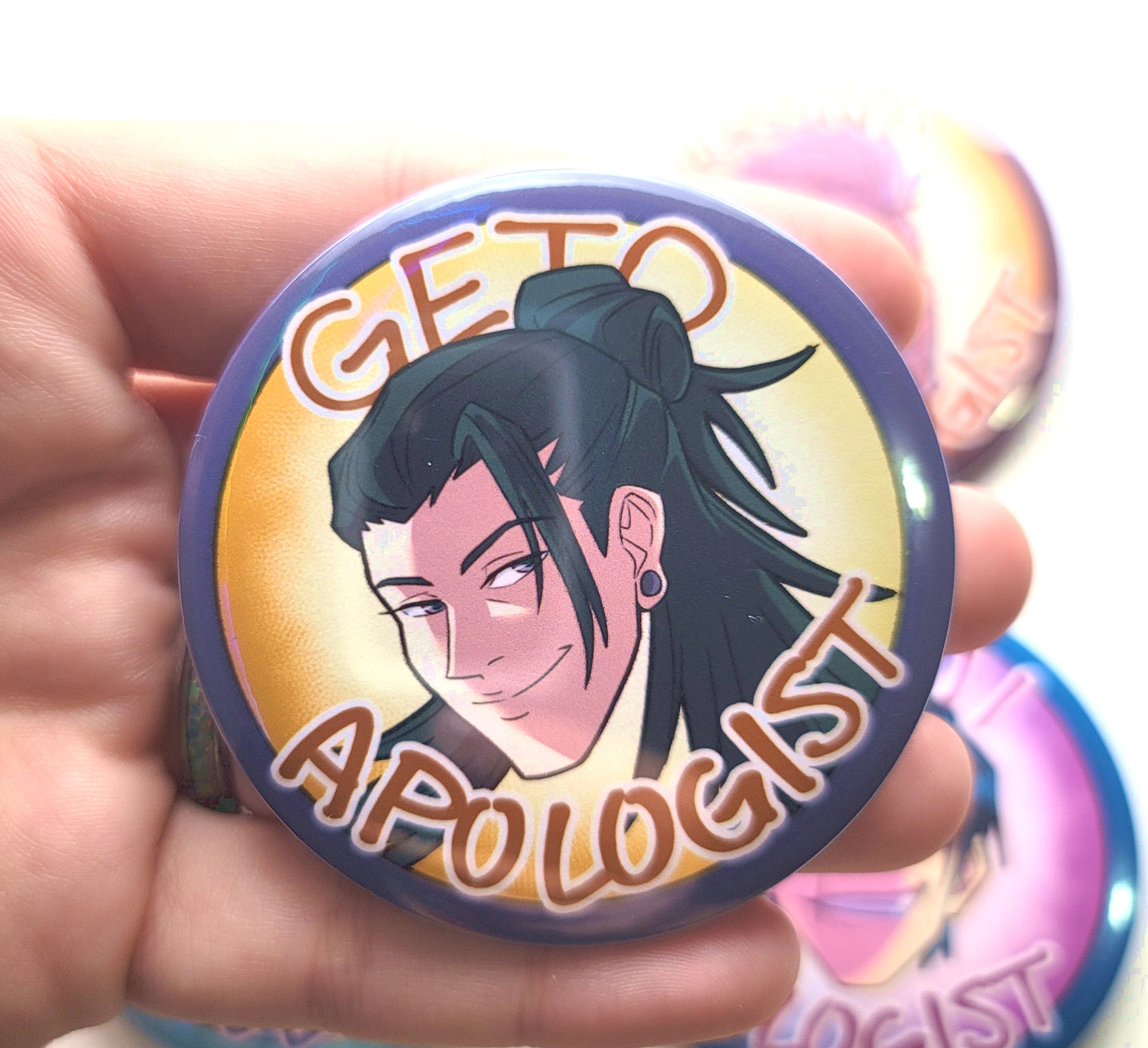 JJK Bad Guy Apologist Button jujutsu Kaisen