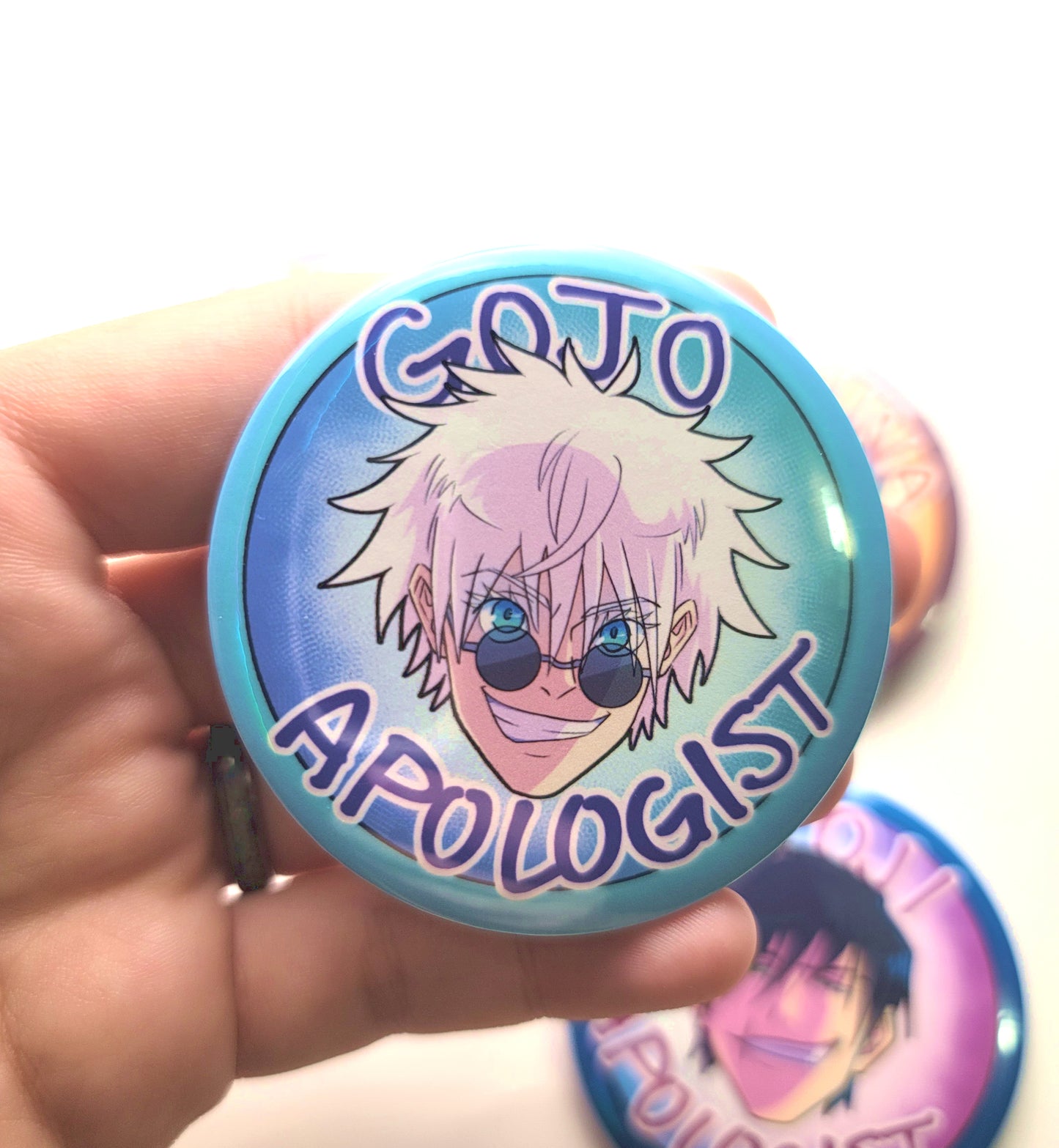 JJK Bad Guy Apologist Button jujutsu Kaisen