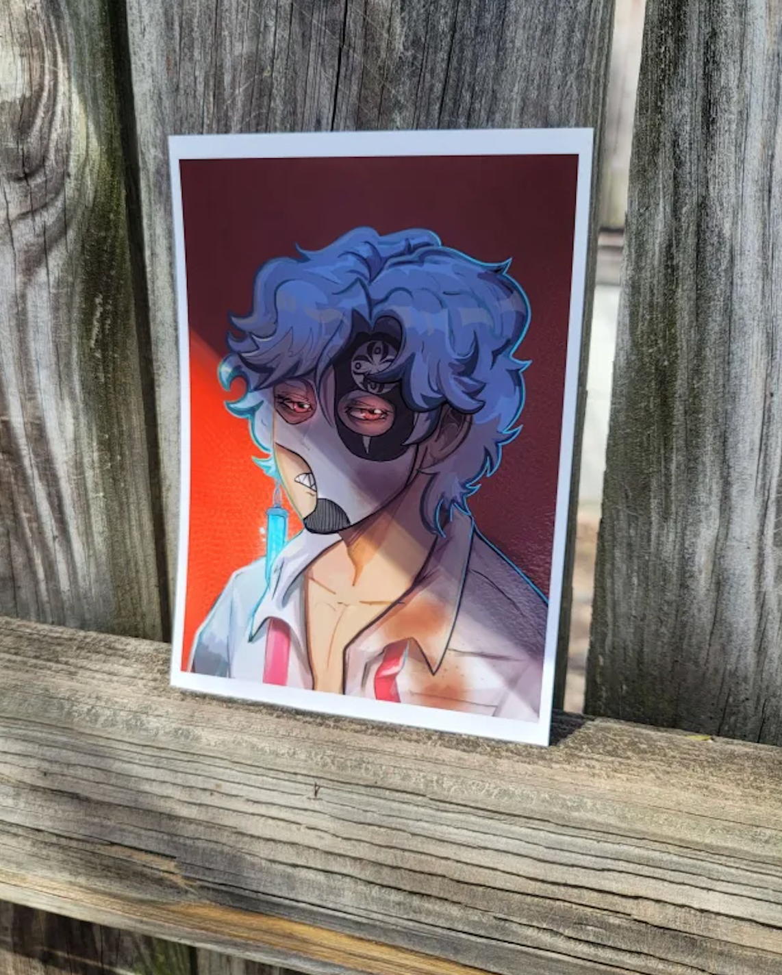 Genshin Impact Dottore Art Print Zandik ildottore Anime The Doctor Painting Fatui Decor Poster