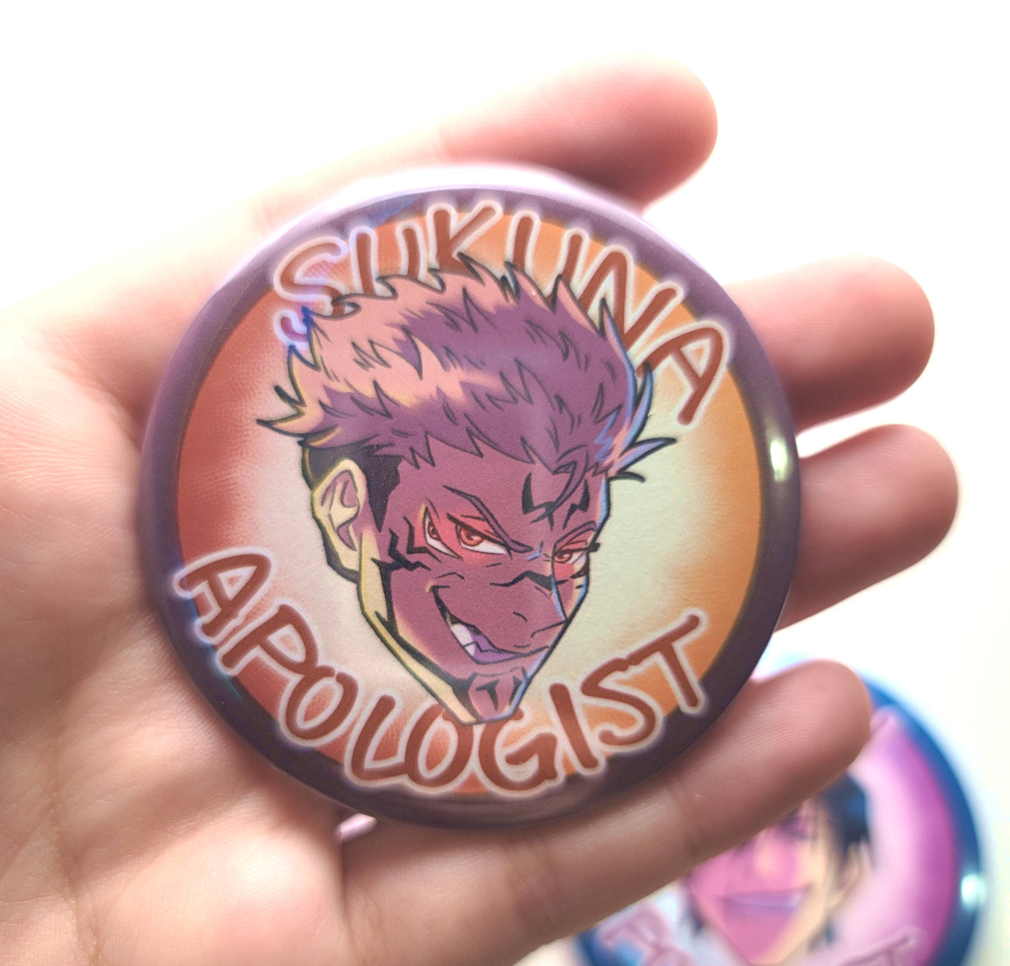 JJK Bad Guy Apologist Button jujutsu Kaisen