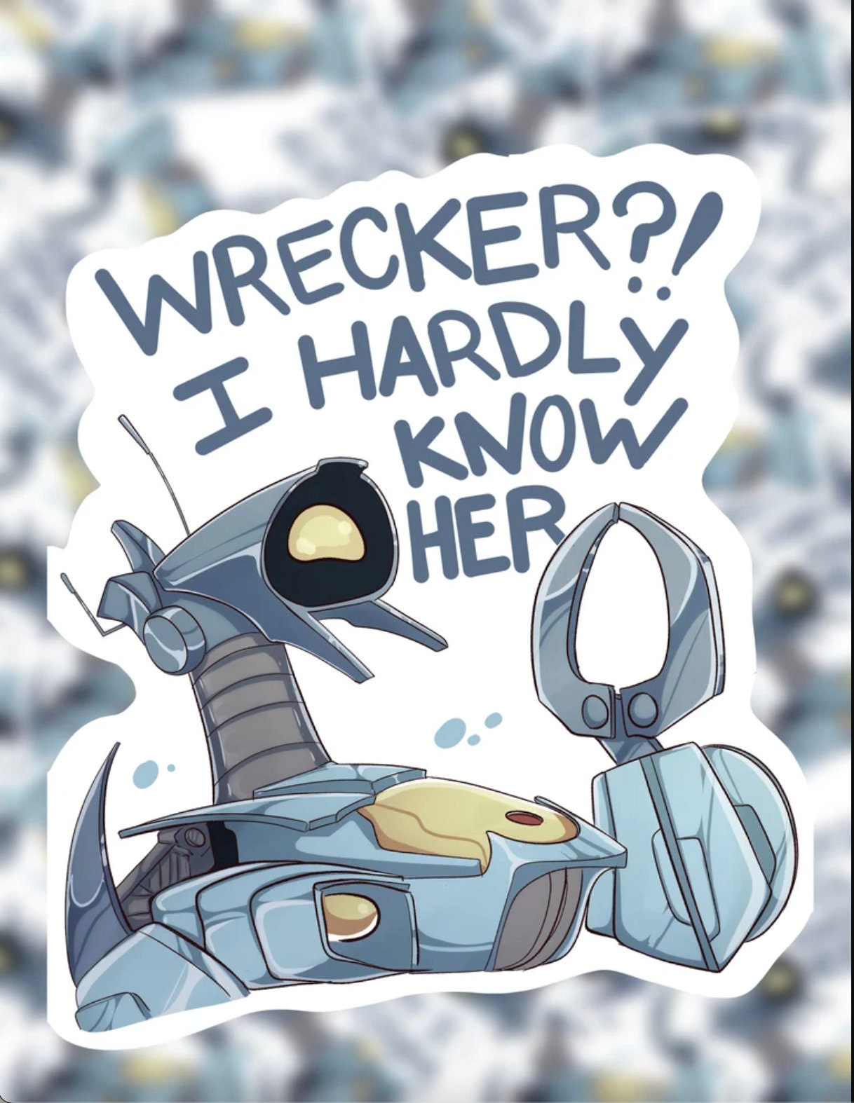 I HARDLY KNOW 'ER!  vinyl matte sticker TF IDW Lost Light MTMTE