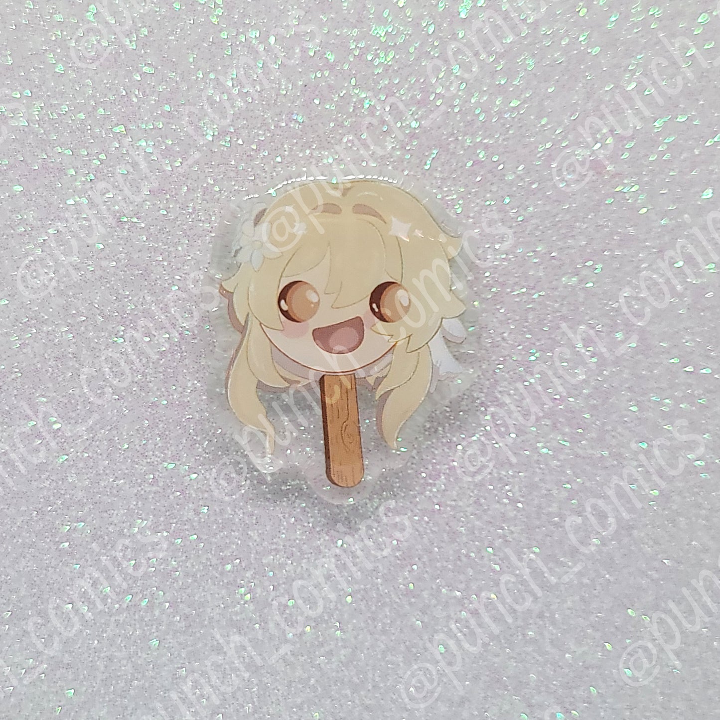 Main cast and Friends Genshin Popsicle Pins