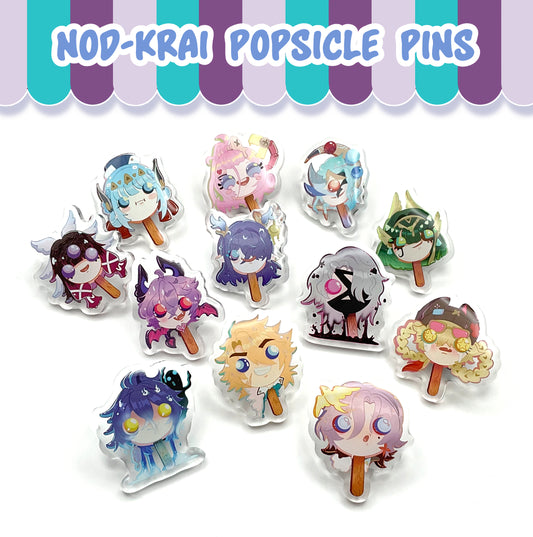 Nod-Krai collection:: Genshin popsicle pins