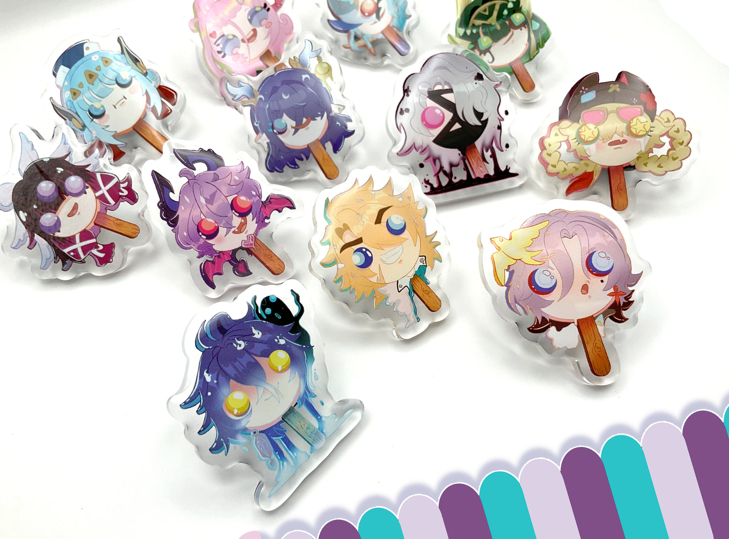 Nod-Krai collection:: Genshin popsicle pins